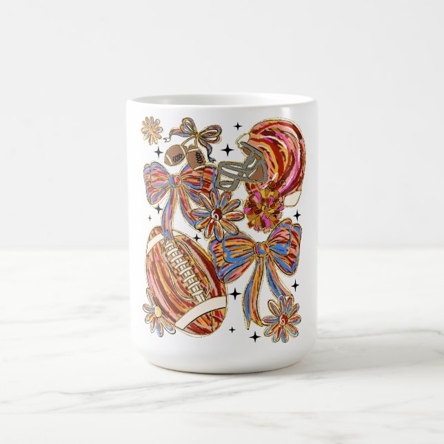 Caneca De Café Coquette de Futebol BrushAVC (Centro)