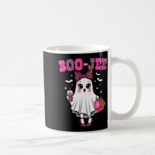 Caneca De Café Coquette Leopardo Fantasma Café Boo-jee Halloween 