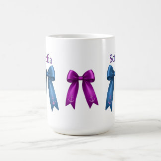 Caneca De Café Coquette Nautical Bow!