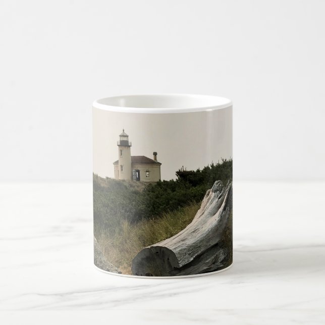 Caneca De Café Coquille River Lighthouse, Oregon (Centro)