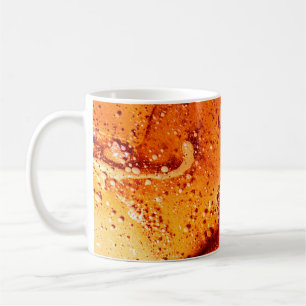 Caneca De Café Cor colorida da superfície do óleo