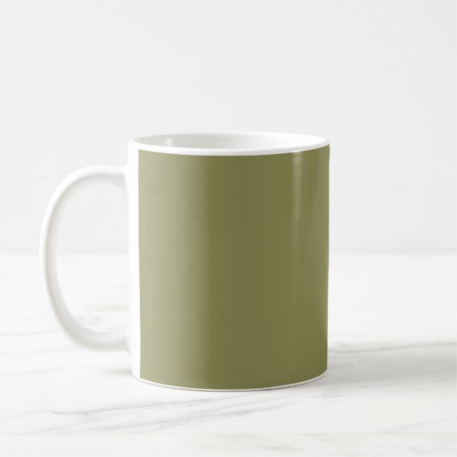 Caneca De Café Cor da Tendência - Mug Verde-Oliva (Esquerda)