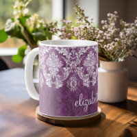 Cor damasco e Nome da Vintage Plum