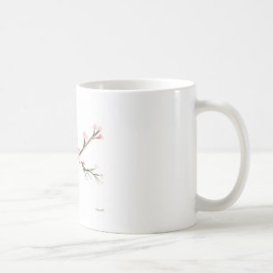 Caneca De Café Cor de água florada de cereja