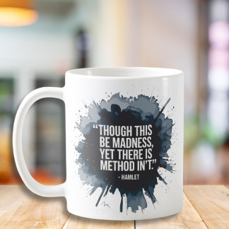 Caneca De Café Cor de Água Mínima de Cotação Moderna Personalizad