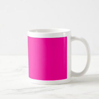Caneca De Café Cor de fundo Fr0099 Fuchsia Magenta Rosa quente