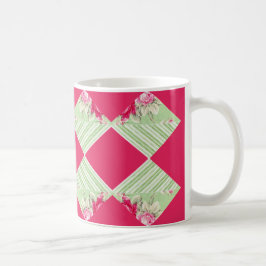 Caneca De Café Cor-de-rosa com legenda falsa
