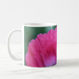 Caneca De Café Cor-de-rosa Papoila Petal superior