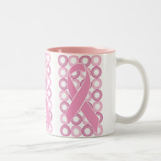 Caneca de café cor-de-rosa retro