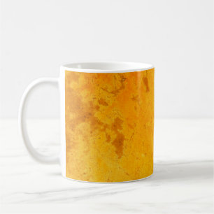 Caneca De Café cor do ouro do fundo da textura do Cement abstract
