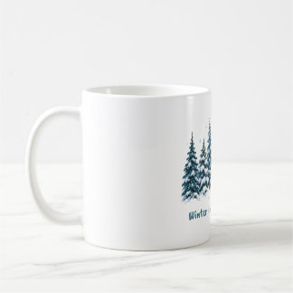 Caneca De Café Cor Favorita da Abete Congelada Café da Manhã