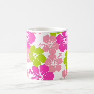Caneca De Café cor hibiscus/diy cor de fundo PixDezines