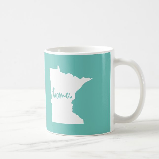 Caneca De Café Cor Home do costume de Minnesota (Direita)