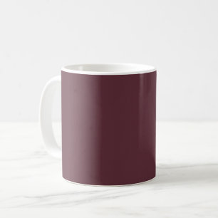 Caneca De Café Cor Sólida da Borgonha
