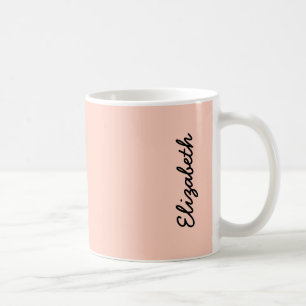 Caneca De Café Cor Sólida do Pêssego