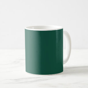 Caneca De Café Cor Sólido Verde Opal