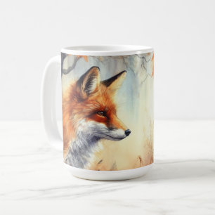 Caneca De Café Cor Vermelha Cobra Vermelha Cor outono Cor Naturez