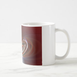 Caneca De Café coração a fogo