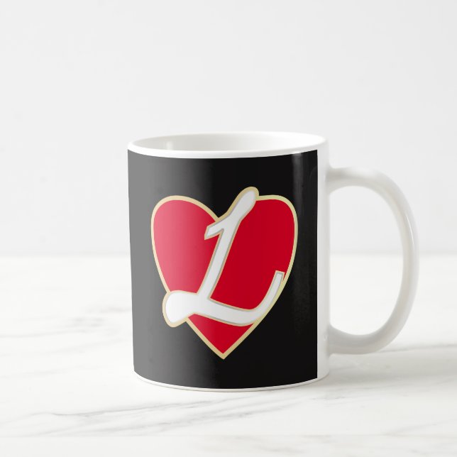 Caneca De Café Coração adorável (Direita)