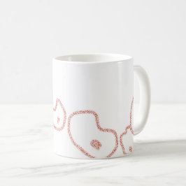 CANECA DE CAFÉ "CORAÇÃO AO CORAÇÃO"