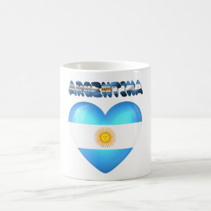 Caneca De Café Coração argentino