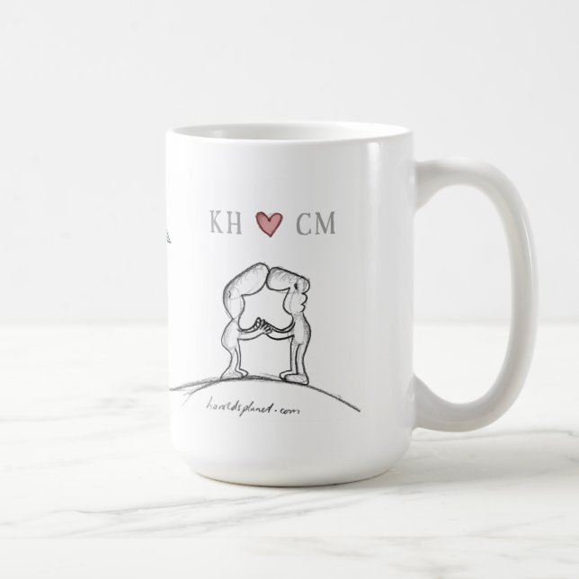 Caneca De Café Coração CM do KH (Direita)
