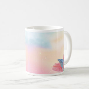 Caneca de Café Coração Colorido – Alegre&Colorida