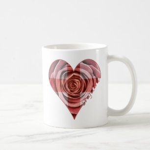 Caneca De Café Coração cor-de-rosa de Inglaterra