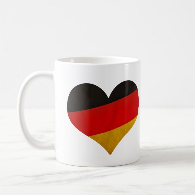 Caneca De Café Coração da Alemanha (Esquerda)
