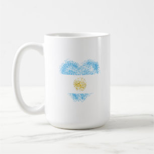 Caneca De Café Coração da Argentina
