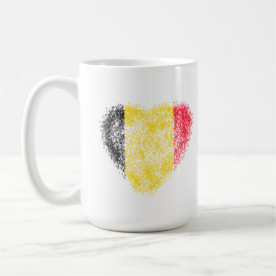 Caneca De Café Coração da Bélgica