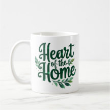 Coração da Casa | Mug de Nome Personalizado