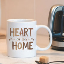 Coração da Casa | Mug de Nome Personalizado