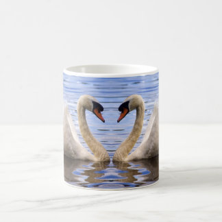 Caneca De Café Coração da cisne