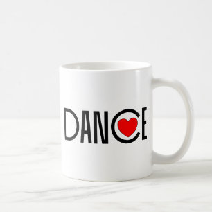 Caneca De Café Coração da dança
