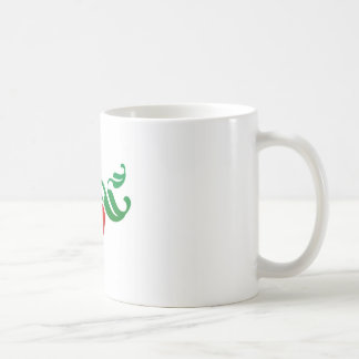 Caneca De Café coração da morango