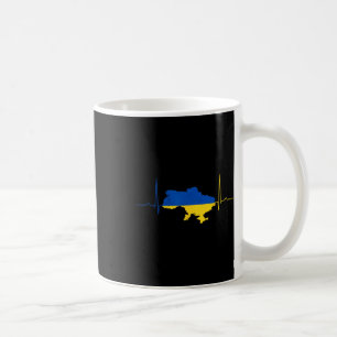 Caneca De Café Coração da Ucrânia Coração Ucraniano Vintage Ucrân