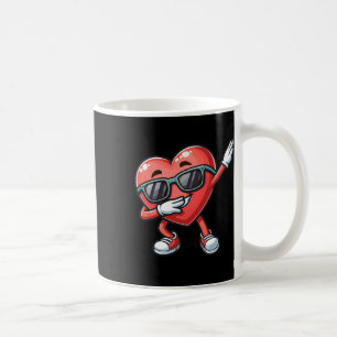 Caneca De Café Coração Dabbing Valentines Divertido Dia dos Namor
