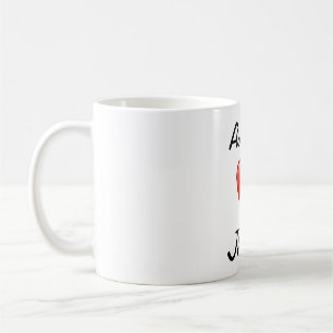 Caneca De Café Coração de Amor