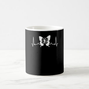 Caneca De Café Coração de Borboleta