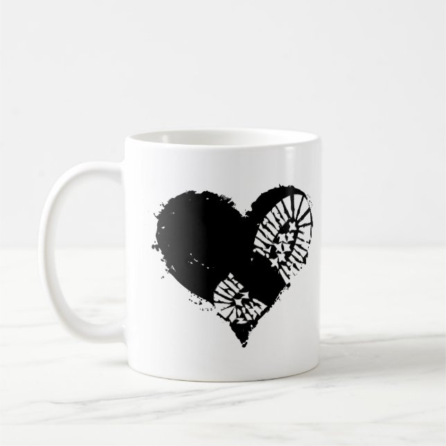 Caneca De Café coração de estômago (Esquerda)
