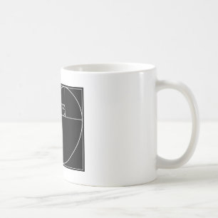 Caneca De Café Coração de Fibonacci