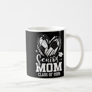 Caneca De Café Coração de Formatura de Futebol da Mãe Sênior da T