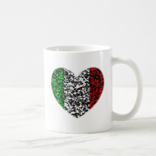 Caneca De Café Coração de Italia
