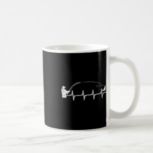 Caneca De Café Coração de Pescador Pesca Pescador Homens Meninos