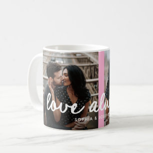 Caneca De Café Coração de Qualquer Cor e Foto Amor Romântico Se