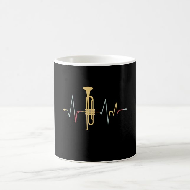 Caneca De Café Coração de Trombeta (Centro)