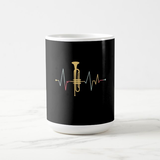 Caneca De Café Coração de Trombeta (Centro)