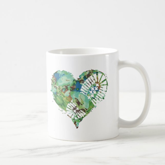 Caneca De Café coração do estômago de inicialização (Direita)