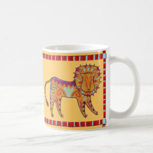 Caneca De Café Coração do leão